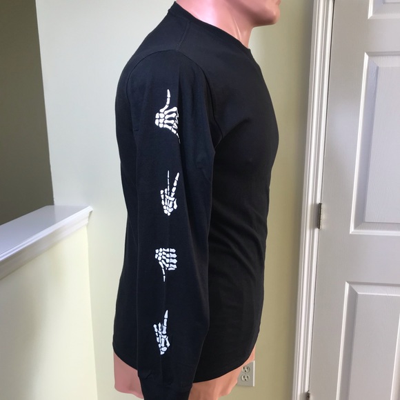 Vans Long Sleeve T-Shirt Bone Yard LS Men's AUTHEN - Picture 4 of 7